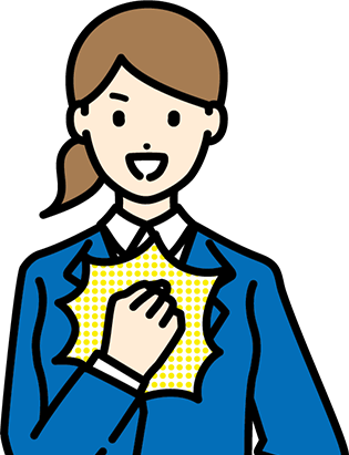 スタッフのイラスト