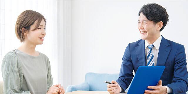 打合せしている写真