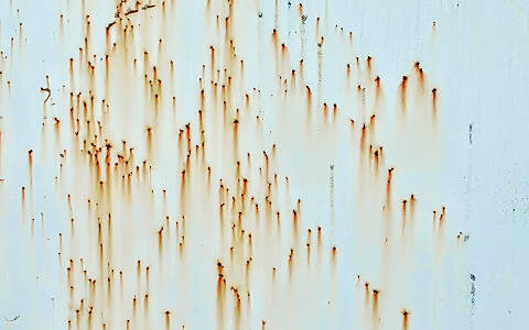 鉄部のサビ写真