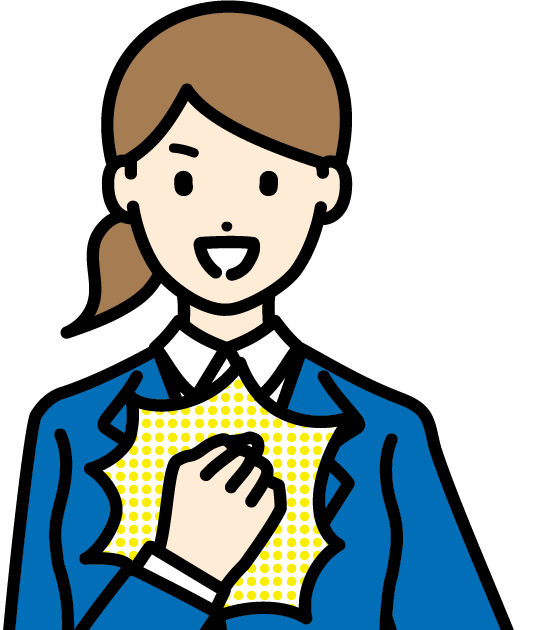 スタッフのイラスト