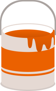 塗料のイラスト