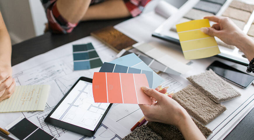 カラー見本の写真