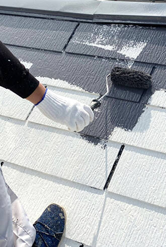 屋根塗装の写真